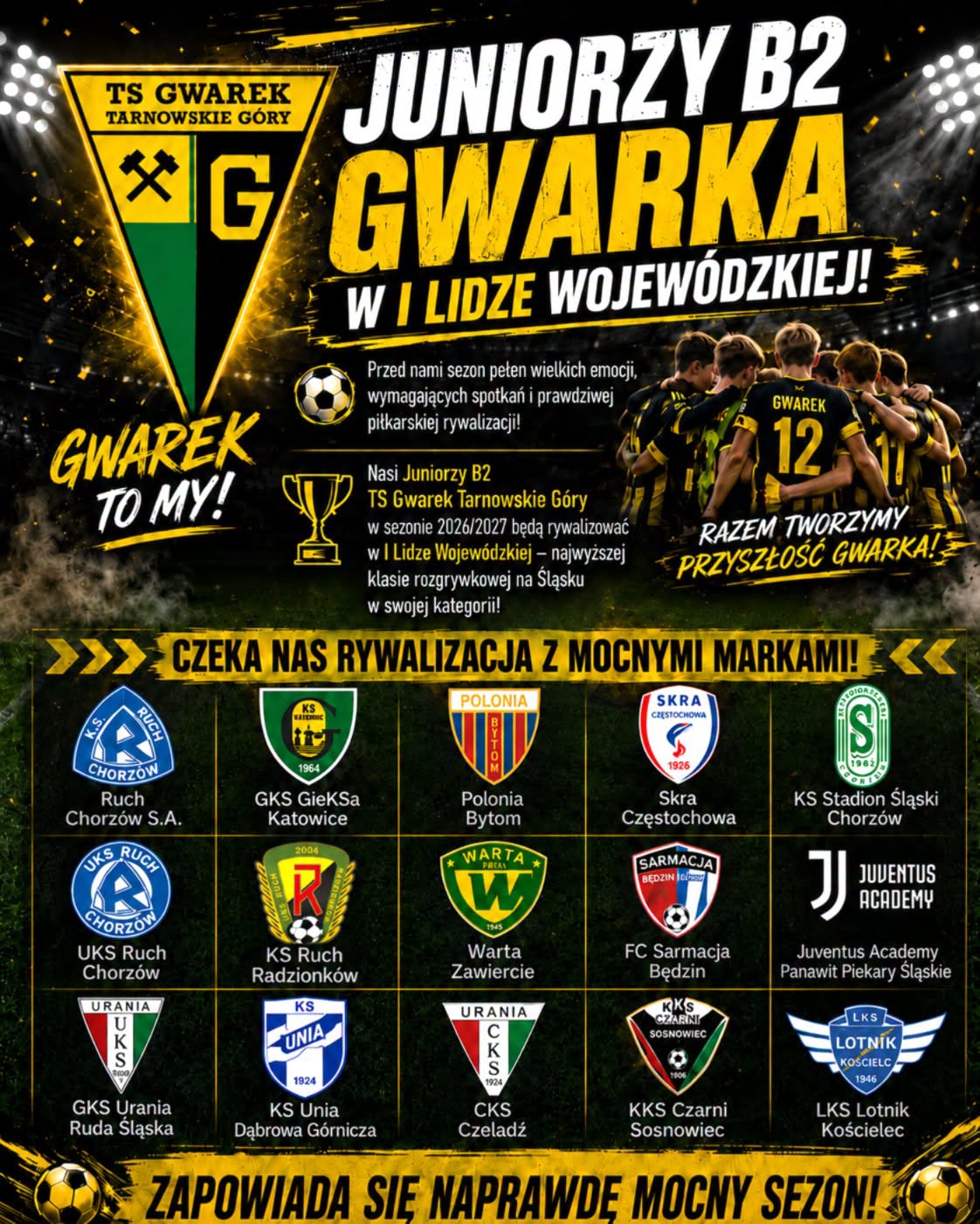 Juniorzy B2 - plakat