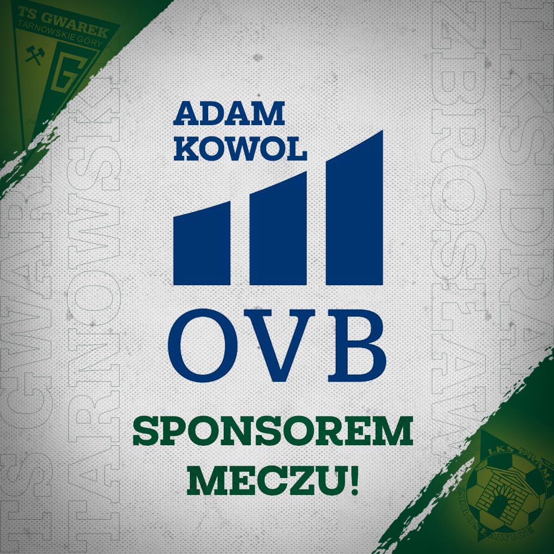 Adam Kowol OVB Doradztwo Finansowe sponsorem meczu z Dramą!