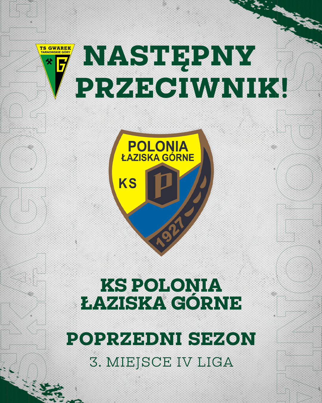 Zapowiedź rywala: Polonia Łaziska Górne