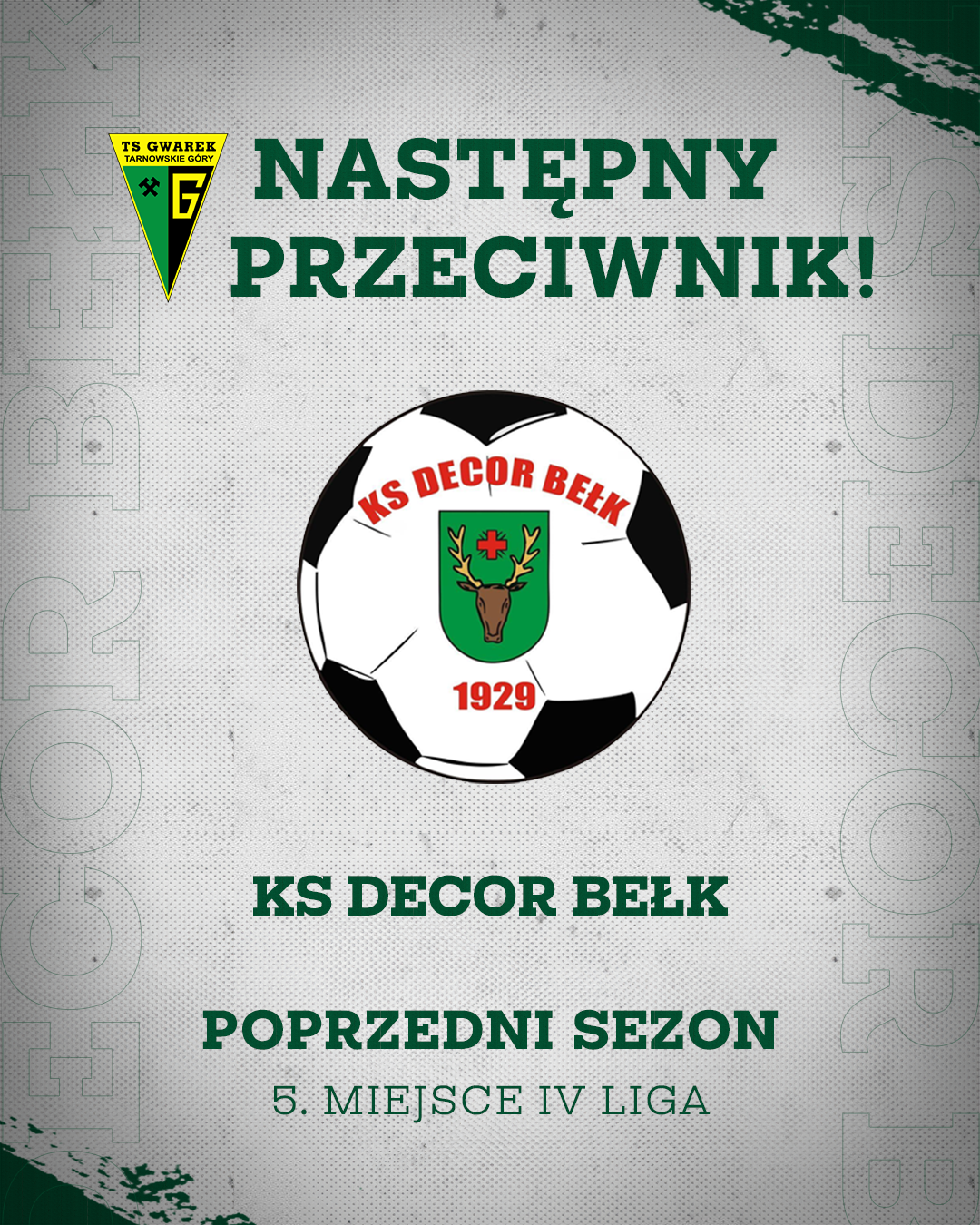 Zapowiedź rywala: Decor Bełk