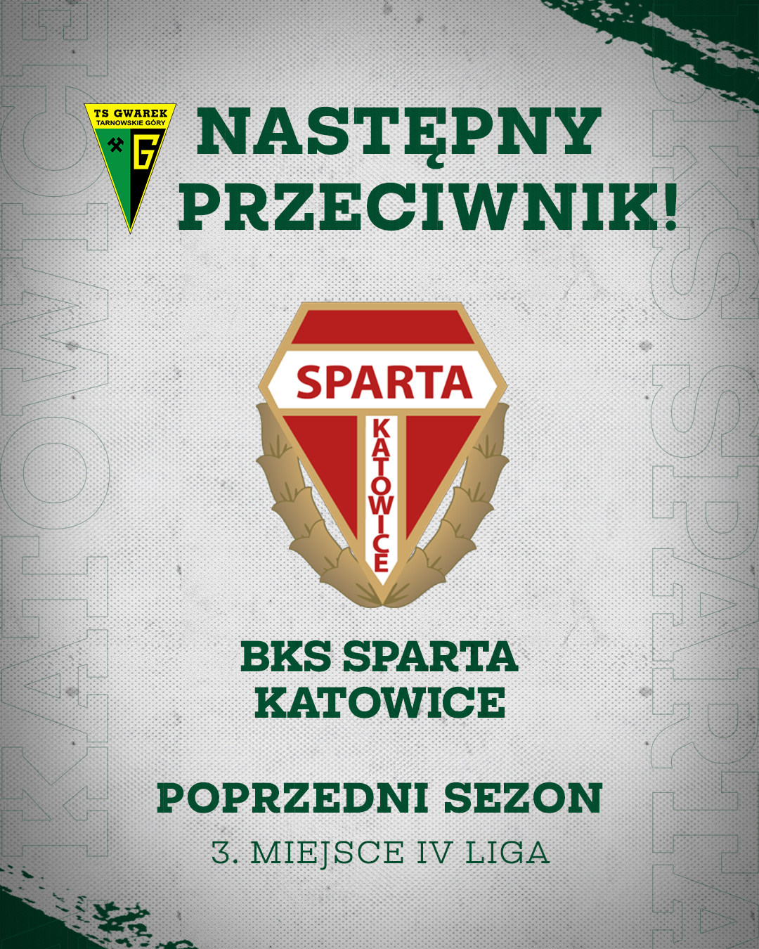 Zapowiedź rywala: Sparta Katowice